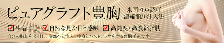 脂肪注入法　ピュアグラフト豊胸